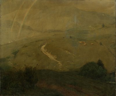 Regen im Schwarzwald von Hans Thoma