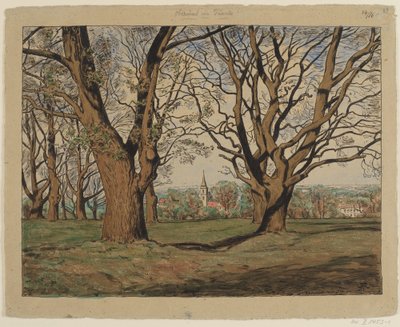 Taunuslandschaft bei Oberursel von Hans Thoma