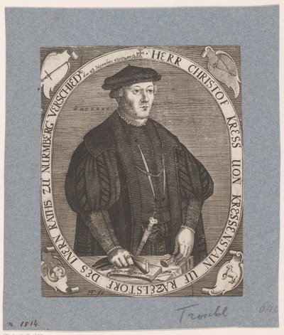 Porträt von Christoph II Kreß von Kressenstein von Hans Troschel