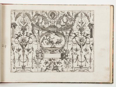 Tafel 24, aus Grotesken: in verschiedenen Manieren von Hans Vredeman de Vries