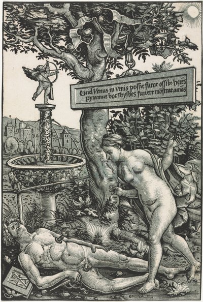 Pyramus und Thisbe, um 1510 von Hans Wechtlin