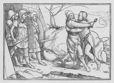Amasa wird von Joab getötet, 2 Samuel XX, 10 von Hans after Holbein the Younger