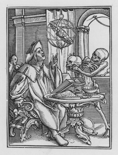 Holbeins Totentanz: Der Astrologe von Hans after Holbein the Younger
