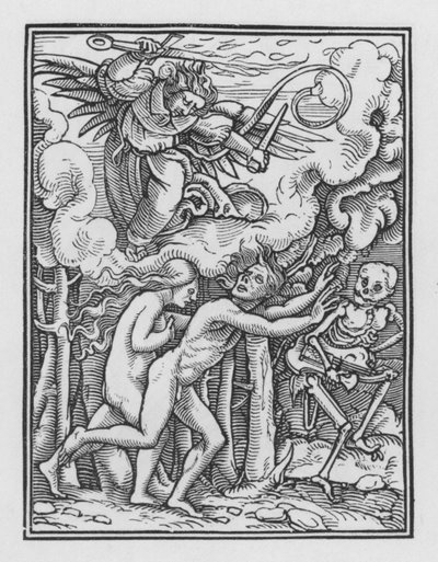 Holbeins Totentanz: Die Vertreibung von Hans after Holbein the Younger