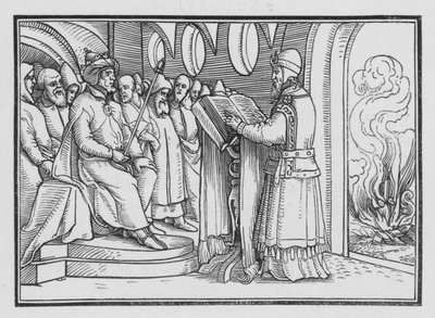 Josia zerstört den Götzendienst, 2 Könige XXIII, 2 von Hans after Holbein the Younger