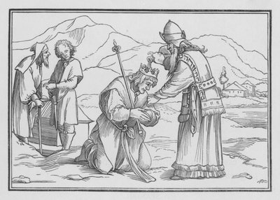 Samuel salbt Saul, 1 Samuel X, 1 von Hans after Holbein the Younger