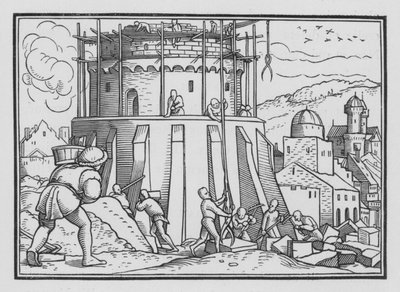 Der Turmbau zu Babel, Genesis XI, 4 von Hans after Holbein the Younger
