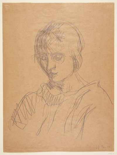 Porträt der Frau des Künstlers, Besse Giersing von Harald Giersing
