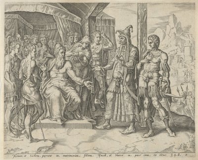 Chamor und Sichem bitten Jakob um Dinas Hand von Harmen Jansz Muller