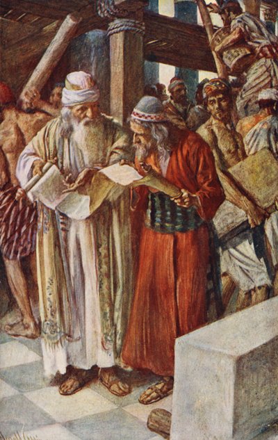 Altes Testament: Das Finden des Buches von Harold Copping