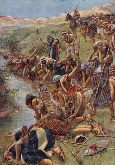 Altes Testament: Die Männer, die leckten von Harold Copping