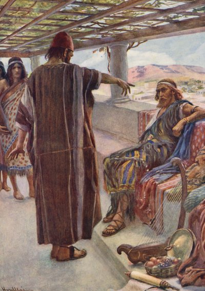 Altes Testament: "Du bist der Mann" von Harold Copping