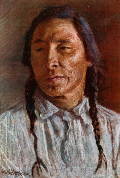 Paul, ein Blackfoot-Indianer von Harold Copping