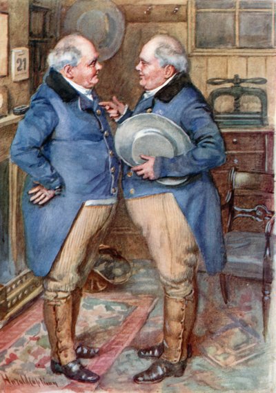 Die Brüder Cheeryble von Harold Copping