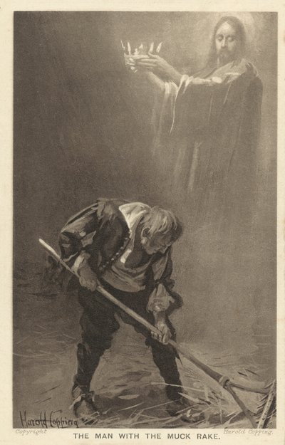 Der Mann mit der Mistgabel von Harold Copping