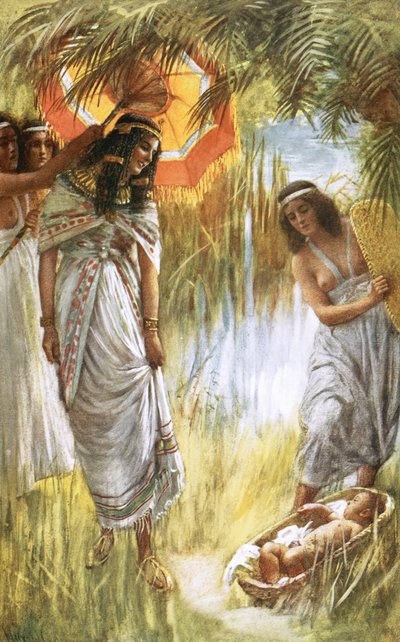 Die Auffindung des Moses von Harold Copping