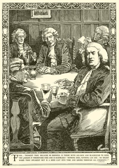 Dr. Johnson im Gespräch von Harold Edward Hughes Nelson