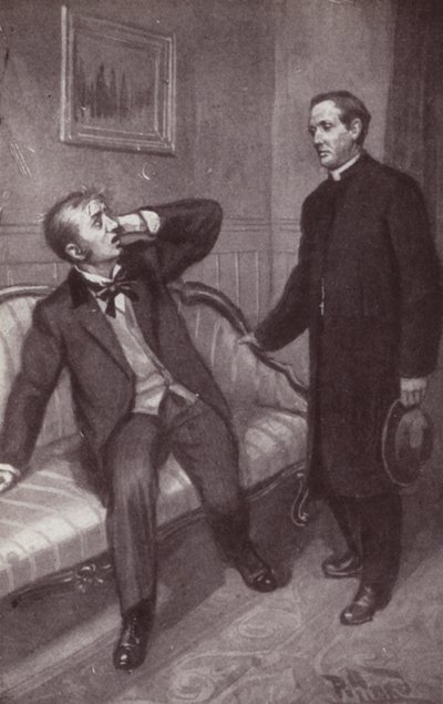Illustration für Das Geheimnis von Edwin Drood von Charles Dickens von Harold Hume Piffard