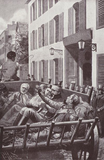 Illustration für Vanity Fair von William Makepeace Thackeray von Harold Hume Piffard