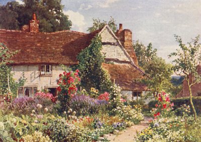 Ein Cottage in der Nähe von Bisley von Harold Sutton Palmer