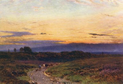 Ein Sommerabend, Milford Common von Harold Sutton Palmer