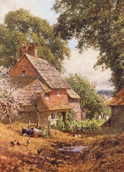Ein alter Bauernhof, nahe Leith Hill von Harold Sutton Palmer