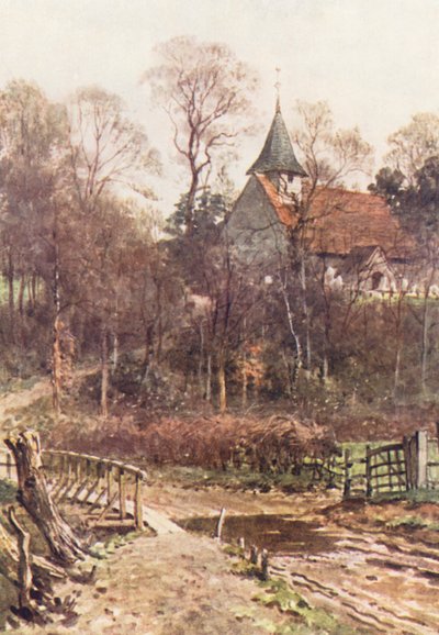 Pyrford Kirche, nahe Woking von Harold Sutton Palmer