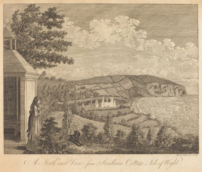 Nordostansicht von Sandham Cottage, Isle of Wight von Harriet Wilkes