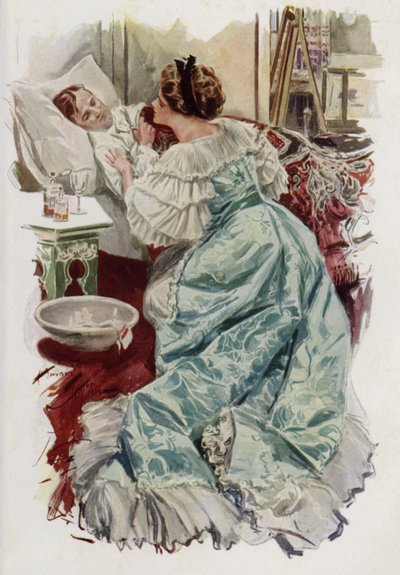 Illustration für Wenn ein Mann heiratet von Mary Roberts Rinehart von Harrison Fisher