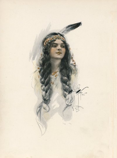 Longfellows Lied von Hiawatha von Harrison Fisher