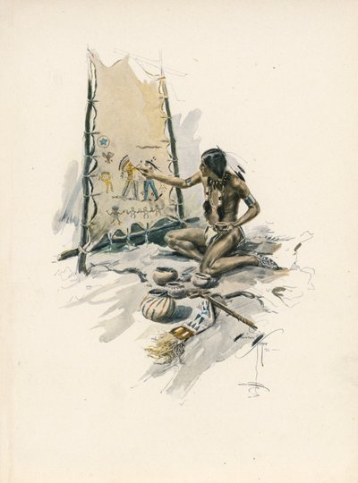 Longfellows Lied von Hiawatha von Harrison Fisher