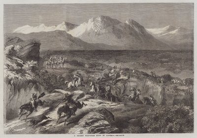 Eine kürzliche Wildschweinjagd in Algerien von Harrison William Weir