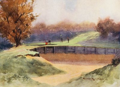 Golfplätze: Northwood, "Tod oder Ruhm", das achte Loch von Harry (1878 1950) Rountree
