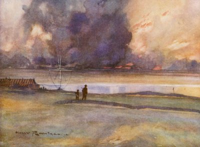 Golfplätze: Porthcowl, zum achtzehnten Grün gehen von Harry (1878 1950) Rountree