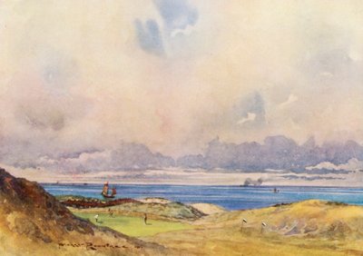 Golfplätze: Wallasey, das fünfte Grün von Harry (1878 1950) Rountree