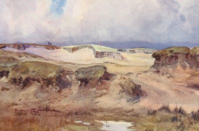 Golfplätze: Westward Ho! das fünfte Tee von Harry (1878 1950) Rountree