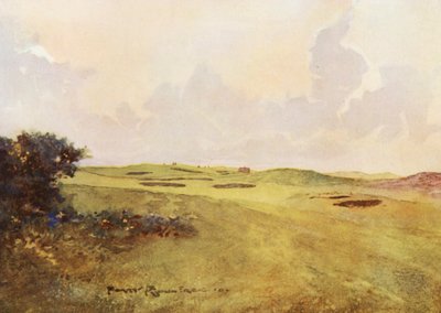 Golfplätze: Andrews, Blick zurück vom zwölften Grün von Harry (1878 1950) Rountree