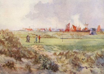 Golfplätze: Rye, das fünfzehnte Grün von Harry (1878 1950) Rountree