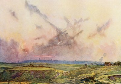 Golfplätze: St. Andrews, die Stadt in der Ferne von Harry (1878 1950) Rountree