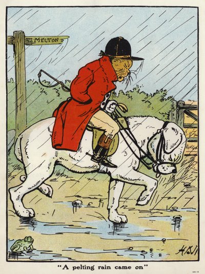 "Ein heftiger Regen setzte ein" von Harry B Neilson
