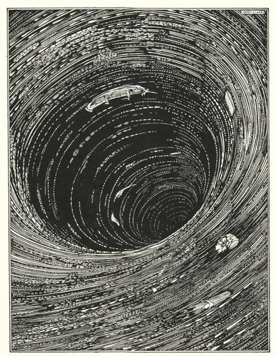 Edgar Allan Poe: Abstieg in den Mahlstrom von Harry Clarke