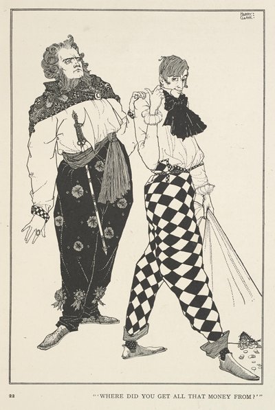Großer Klaus und kleiner Klaus. Woher hast du all das Geld? von Harry Clarke