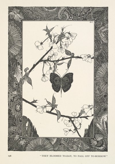 Der Schmetterling. Sie blühten heute, um morgen abzufallen. von Harry Clarke