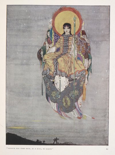 Die Toten. "Die Ehre ist zurückgekehrt, wie ein König, zur Erde" von Harry Clarke