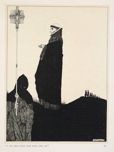 Der sterbende Patriot. "Ich sah sie vor langer Zeit von Dover marschieren" von Harry Clarke