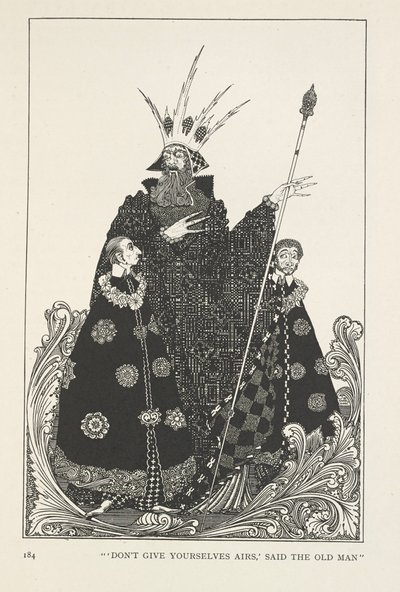 Der Elfenhügel. "Gebt euch keine Allüren," sagte der alte Mann. von Harry Clarke