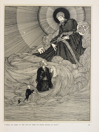 Der Geiger von Dooney. "Wenn wir am Ende der Zeit kommen, zu Peter, der im Staat sitzt" von Harry Clarke