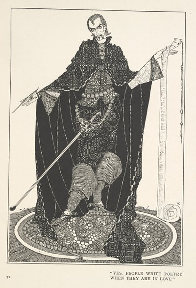 Die Galoschen des Glücks. Ja, Menschen schreiben Gedichte, wenn sie verliebt sind. von Harry Clarke