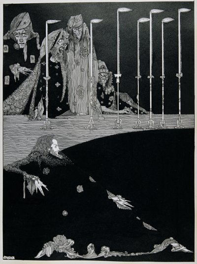 Die Grube und das Pendel, ca. 1923 von Harry Clarke