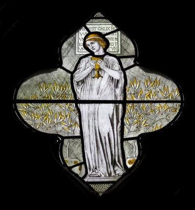 Minley, St. Andreas, Nächstenliebe, 1870 von Harry Ellis Wooldridge